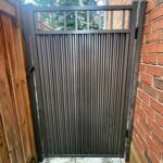 Aluminum Corrugated Fence Gate Installation in Markham