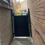 Aluminum Corrugated Fence Gate Installation in Scarborough