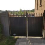 Aluminum-Corrugated Privacy Gate Installed-in-King City