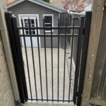Aluminum Picket Fence Gate Installed in King City