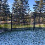 Aluminum Picket Fence Gate Installed in Nobleton