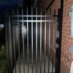 Aluminum Picket Fence Gate Installed in Oakridges