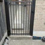 Aluminum Picket Fence Gate Installed in Richmond Hill