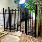 Aluminum Picket Fence Gate installed in Hamilton