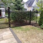 Aluminum Picket Fence Gate installed in Innisfil