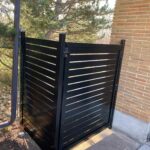 Horizontal Aluminum Fence Gate Installation in Saint Catherine