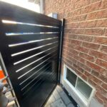 Horizontal Aluminum Fence Gate Installation in Woodbridge