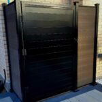 Horizontal Aluminum Fence Gate Installed in Markham