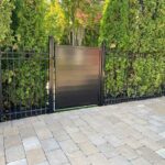 Horizontal Aluminum Fence Gate Installed in Oakridge