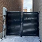 Horizontal Aluminum Fence Gates Installation in Woodbridge