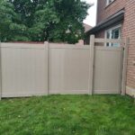 Vinyl Fence Gate Installed in Pickering