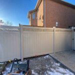 Vinyl Fence Gate installed in Markham